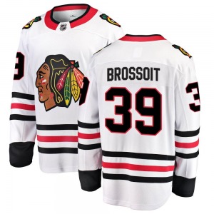 Laurent Brossoit Chicago Blackhawks Fanatics Branded Breakaway White Away Jersey