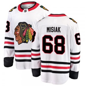 Martin Misiak Chicago Blackhawks Fanatics Branded Breakaway White Away Jersey