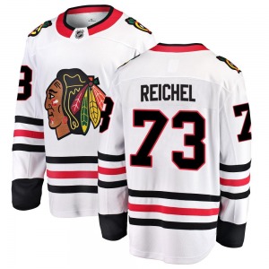 Lukas Reichel Chicago Blackhawks Fanatics Branded Breakaway White Away Jersey