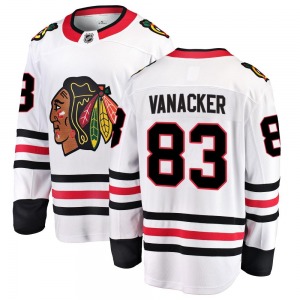 Marek Vanacker Chicago Blackhawks Fanatics Branded Breakaway White Away Jersey