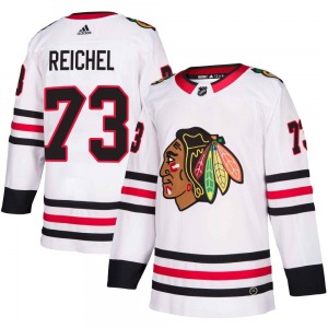 Youth Lukas Reichel Chicago Blackhawks Adidas Authentic White Away Jersey