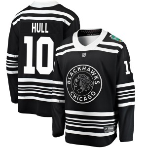 Dennis Hull Chicago Blackhawks Fanatics Branded Breakaway Black 2019 Winter Classic Jersey