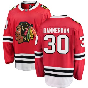 Youth Murray Bannerman Chicago Blackhawks Fanatics Branded Breakaway Red Home Jersey