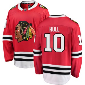 Youth Dennis Hull Chicago Blackhawks Fanatics Branded Breakaway Red Home Jersey