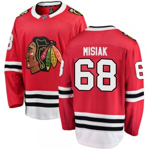 Youth Martin Misiak Chicago Blackhawks Fanatics Branded Breakaway Red Home Jersey