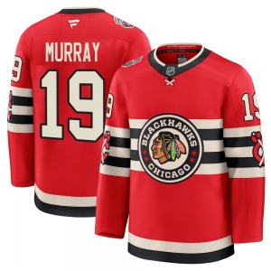 Youth Troy Murray Chicago Blackhawks Fanatics Premium Red 2025 Winter Classic Jersey