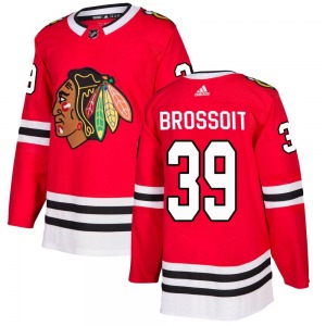 Laurent Brossoit Chicago Blackhawks Adidas Authentic Red Home Jersey