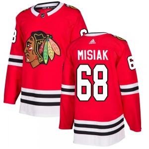 Martin Misiak Chicago Blackhawks Adidas Authentic Red Home Jersey