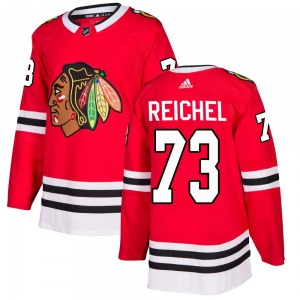 Lukas Reichel Chicago Blackhawks Adidas Authentic Red Home Jersey