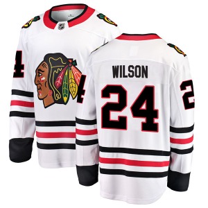 Youth Doug Wilson Chicago Blackhawks Fanatics Branded Breakaway White Away Jersey